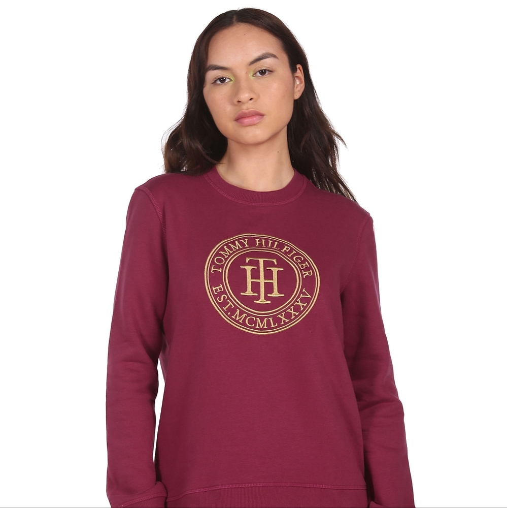Tommy Hilfiger Embroidered Monogram Crewneck